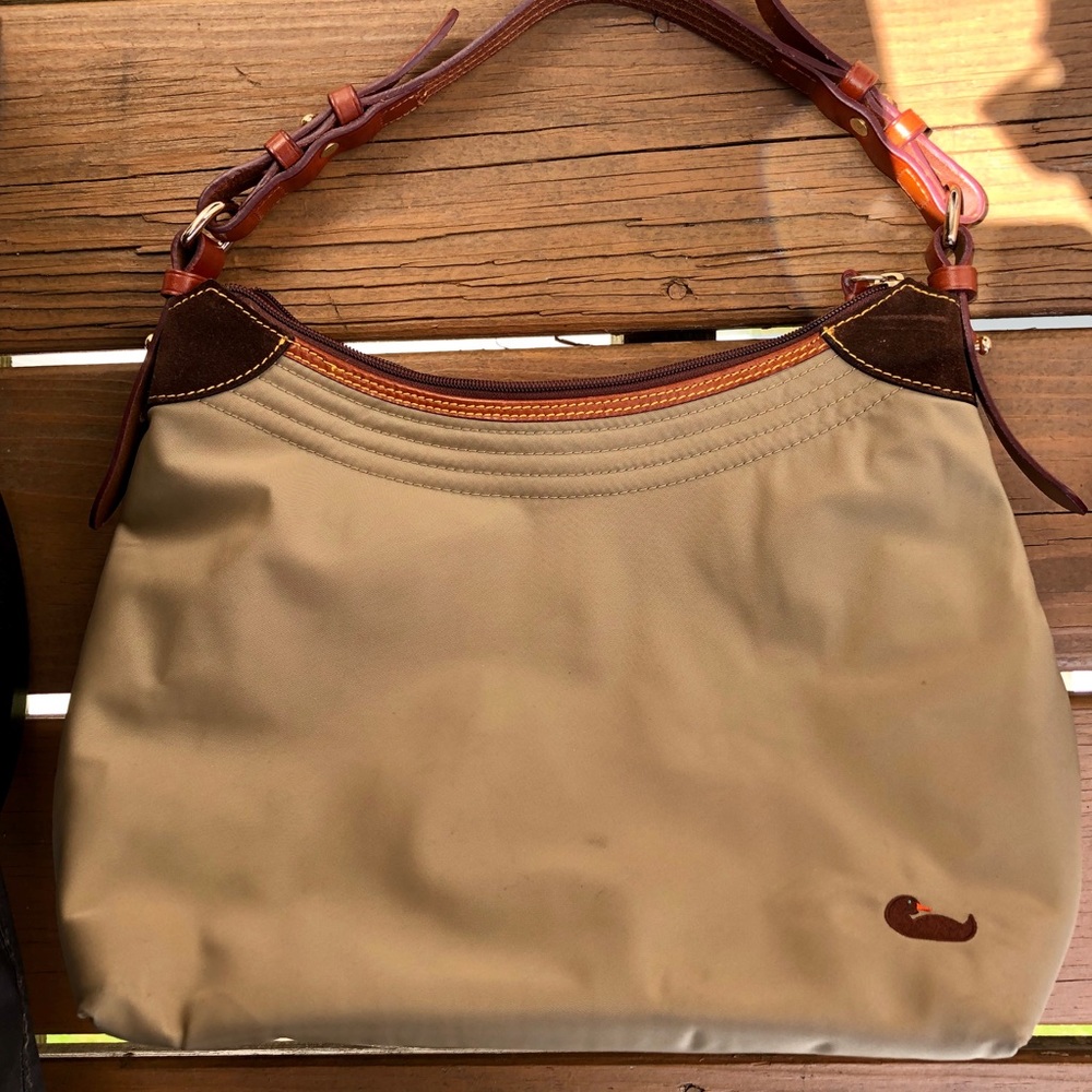 dooney & bourke canvas shoulder bag